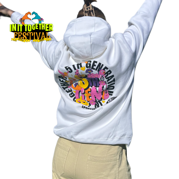 Official Merch - 5th Generation Hoodie in White