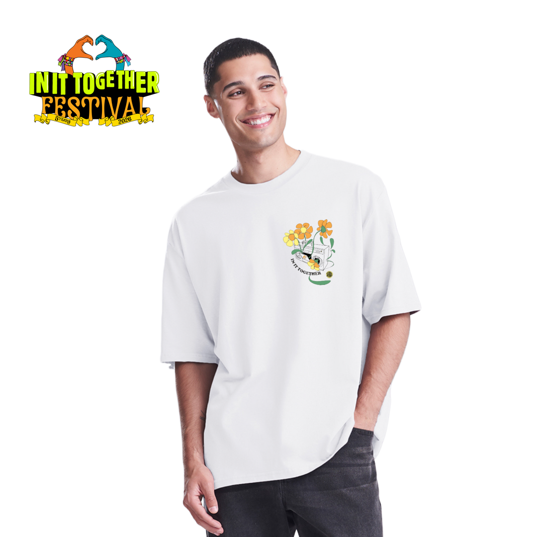 Official Merch - Bloom Box Tee in White