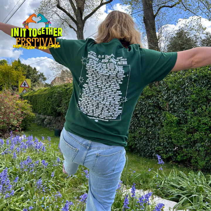 Official Merch - Claw Machine Line-Up Tee in Green