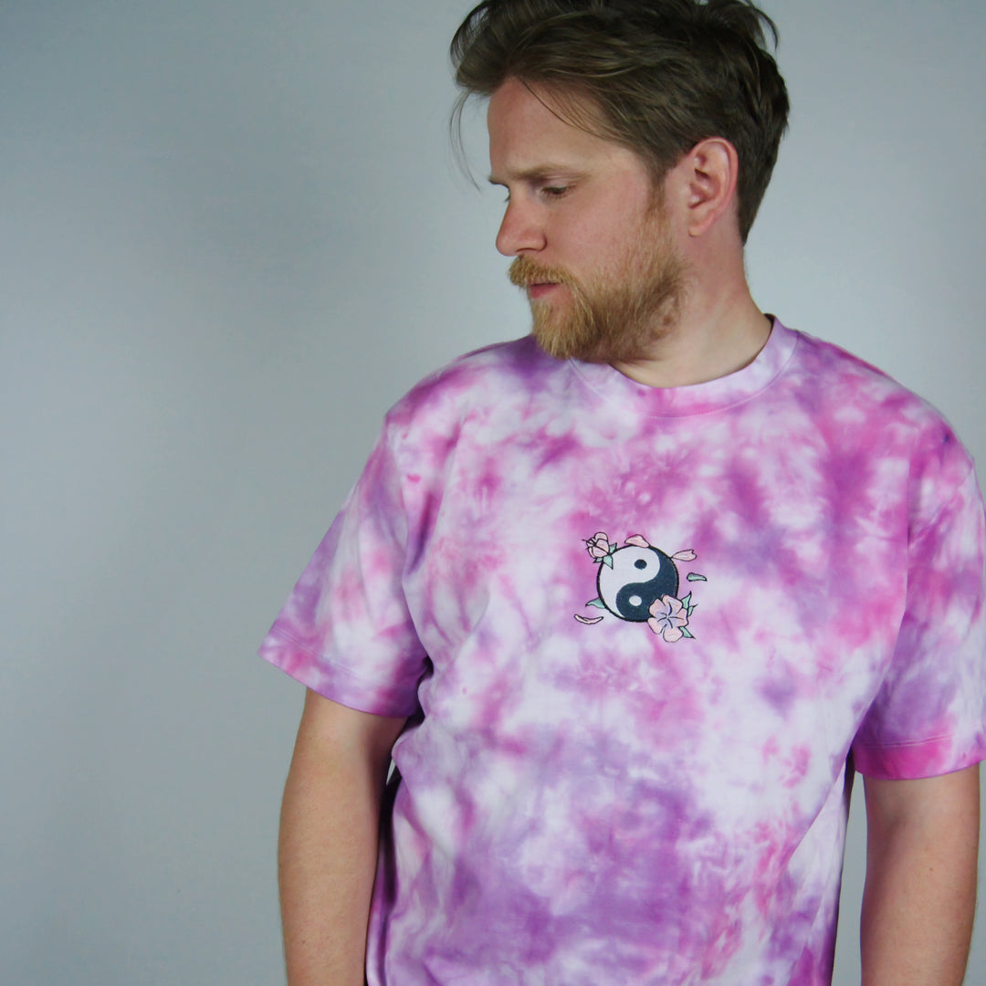 Yin Yang Tee - Pink & Purple