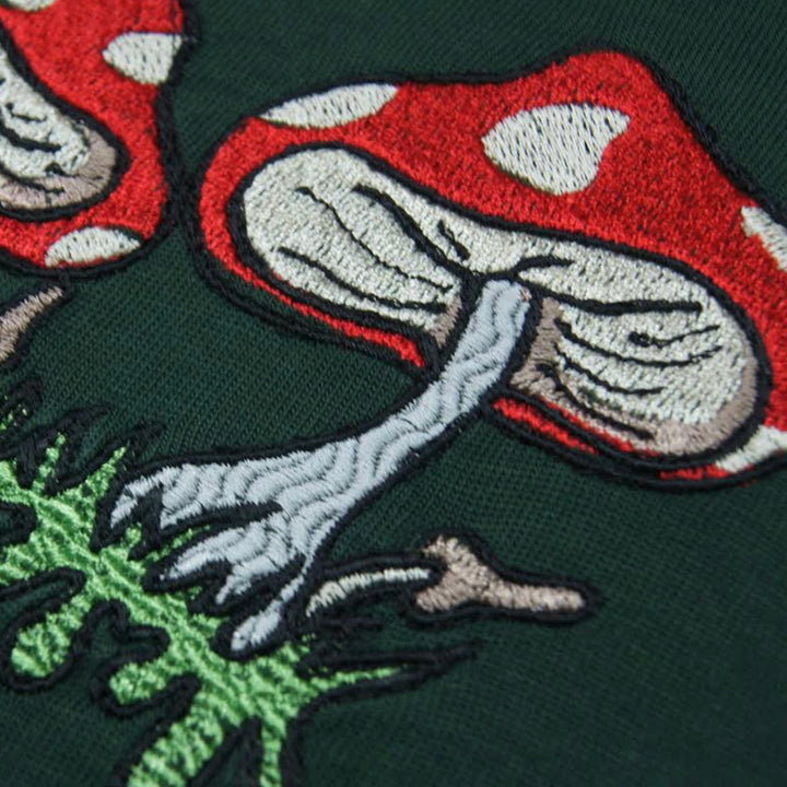 Tiny Toadstools Tee - T-shirt - MillersMind - alien-head-tee-navy-copy - ["embroidery","handmade","organic","T-shirt"]