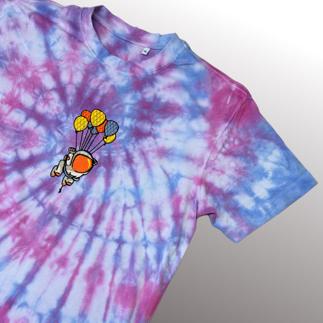 Balloon Astronaut Tee - T-shirt - MillersMind - balloon-astronaut-tee - ["embroidery","organic","T-shirt","Tie Dye"]