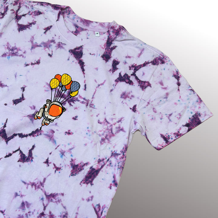 Balloon Astronaut Tee - T-shirt - MillersMind - balloon-astronaut-tee - ["embroidery","organic","T-shirt","Tie Dye"]