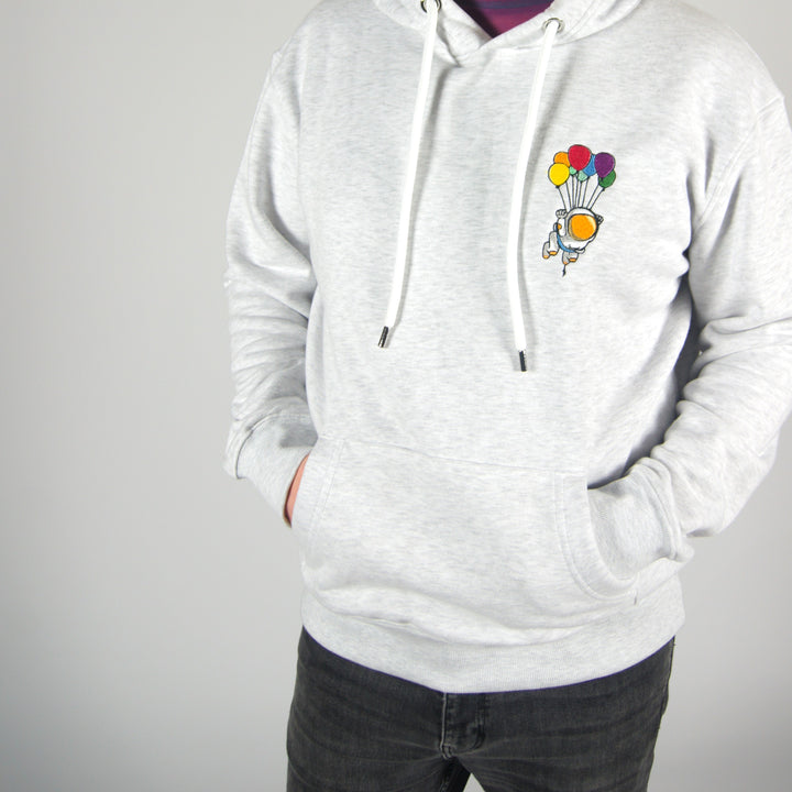 Balloon's Beyond Hoodie - Ash - hoodie - MillersMind - wild-mushroom-hoodie-ash-grey-copy - ["big embroidery","embroidery","handmade","hoodie","large embroidery","organic"]