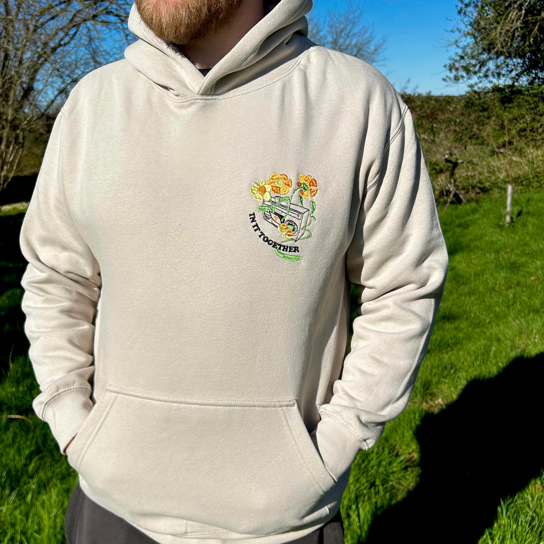 Official Merch - Bloom Box Hoodie in Stone