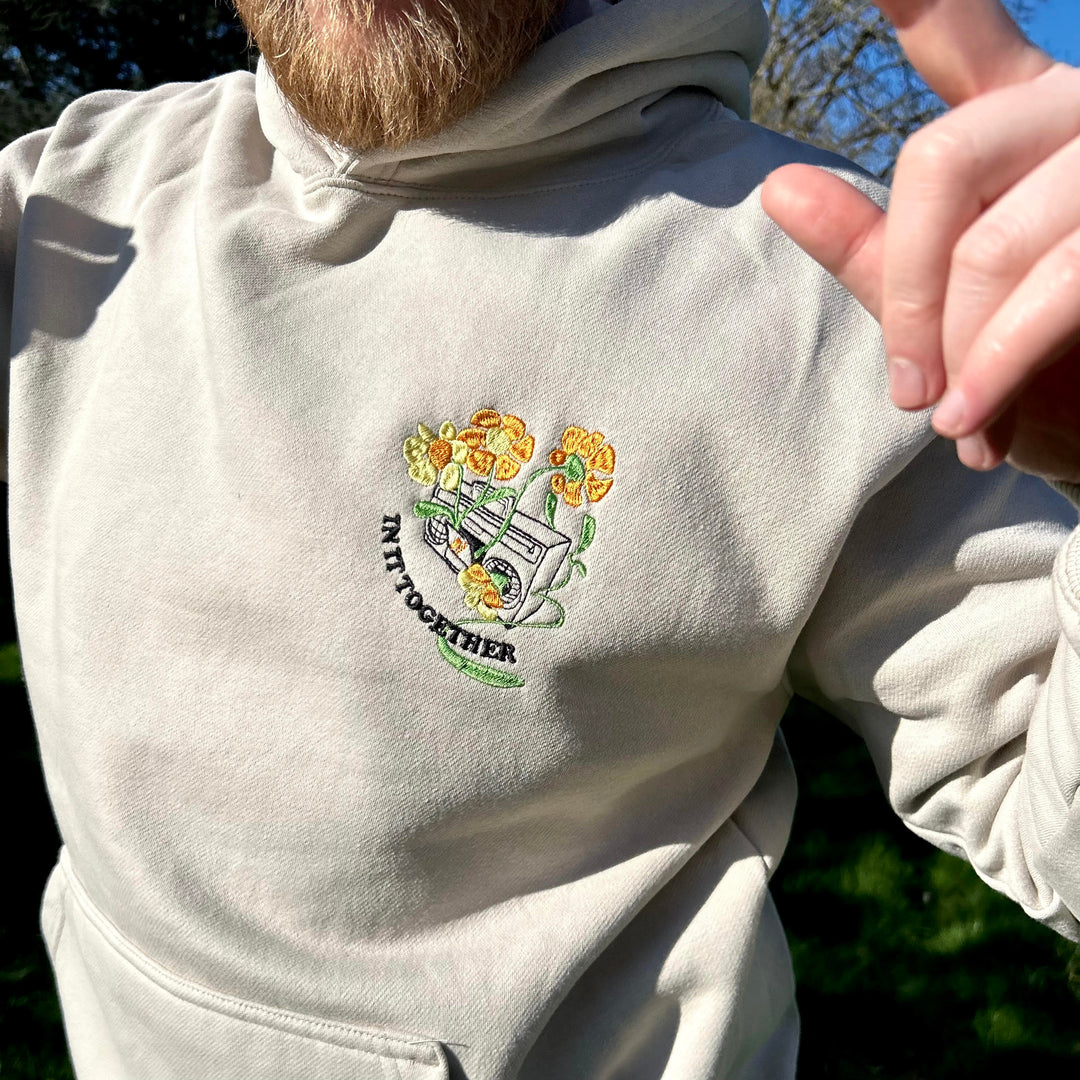 Official Merch - Bloom Box Hoodie in Stone