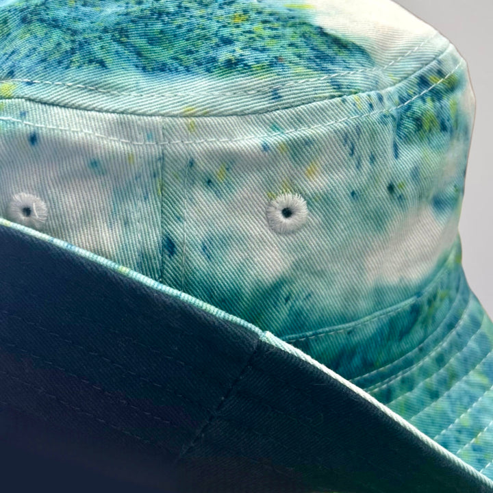 Reversable bucket hat. Tie-Dyed Cotton hat.