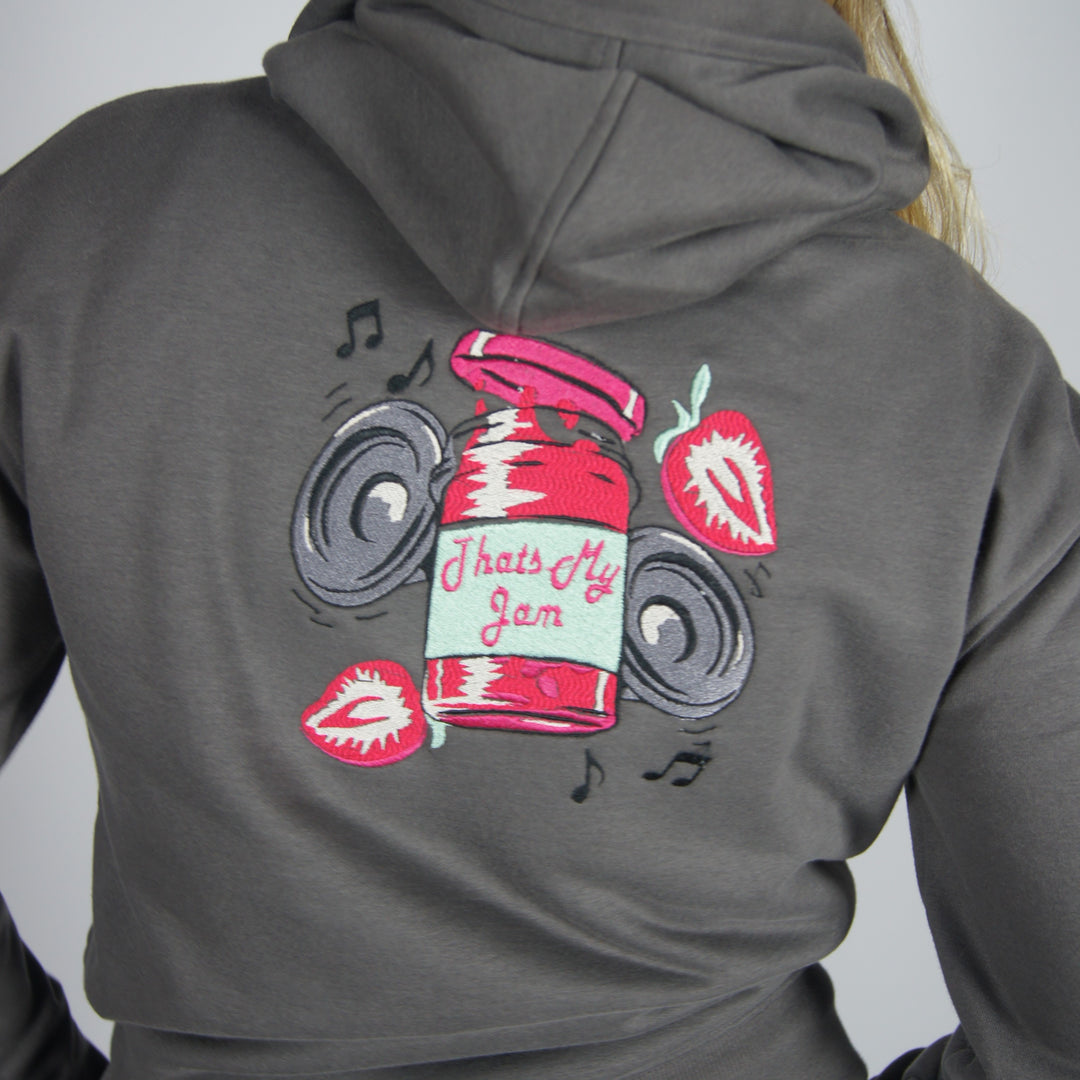 "That's My Jam!!" Hoodie - Charcoal - hoodie - MillersMind - thats-my-jam-hoodie-charcoal 