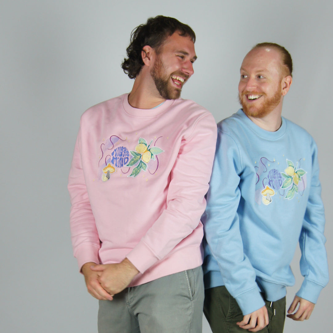 Space Lemon Sweater - Pink - Sweatshirt - MillersMind - space-lemon-sweater-pink - ["organic","sweatshirt"]