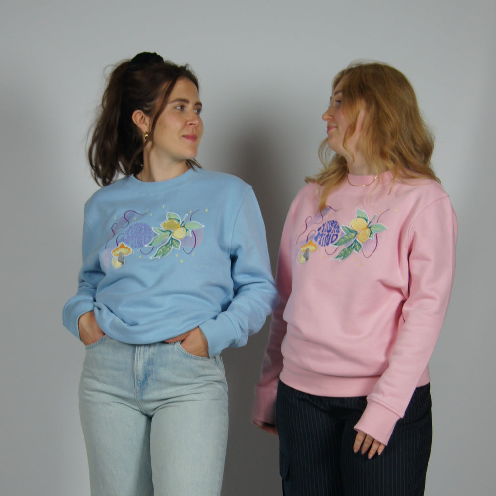 Space Lemon Sweater - Pink - Sweatshirt - MillersMind - space-lemon-sweater-pink - ["organic","sweatshirt"]