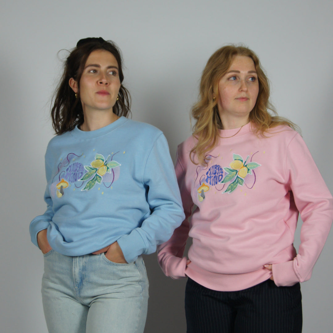 Space Lemon Sweater - Pink - Sweatshirt - MillersMind - space-lemon-sweater-pink - ["organic","sweatshirt"]