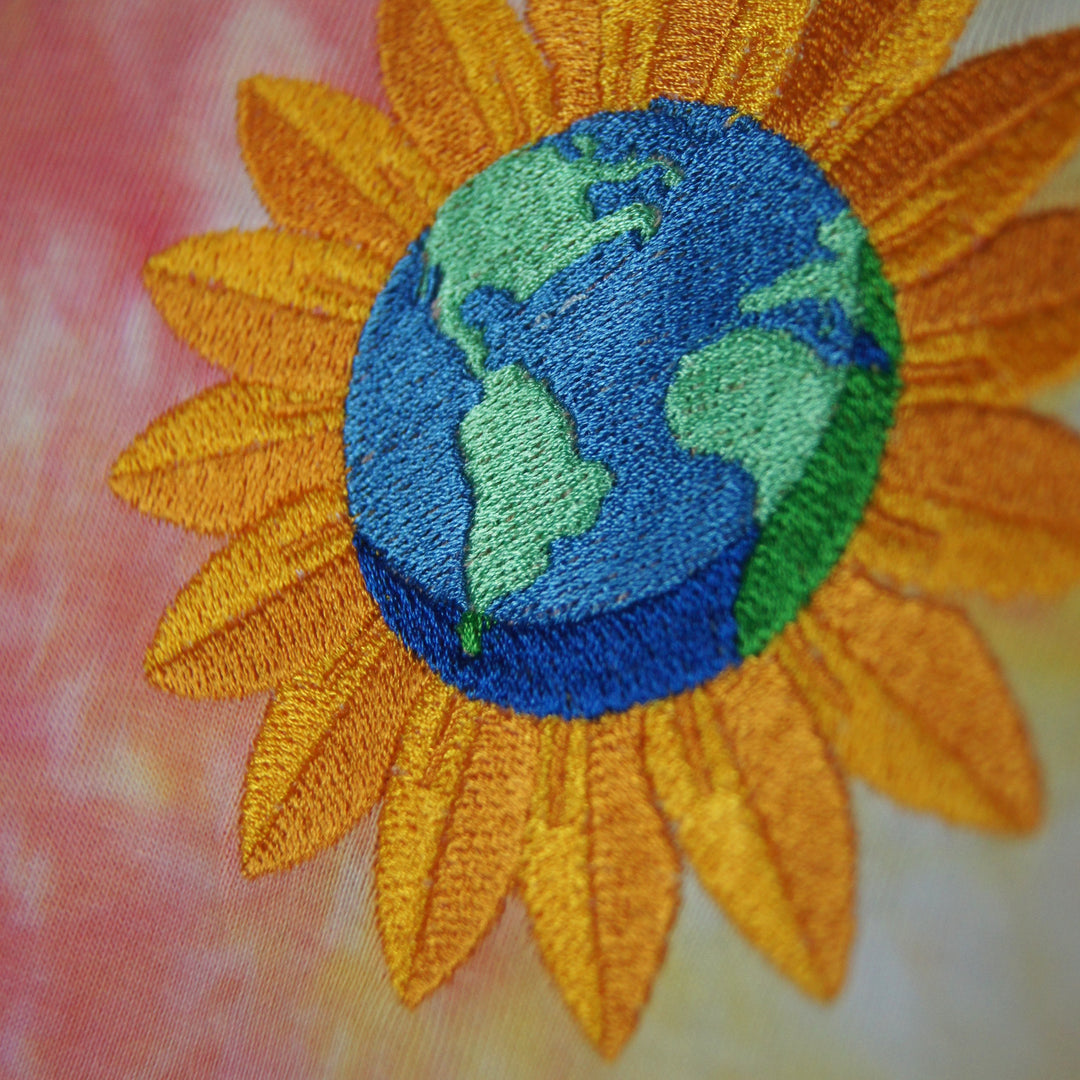 Sunny World Tee - Pink & Yellow