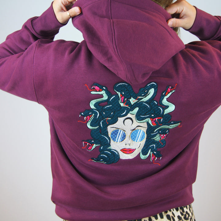 Modern Day Medusa - Burgundy