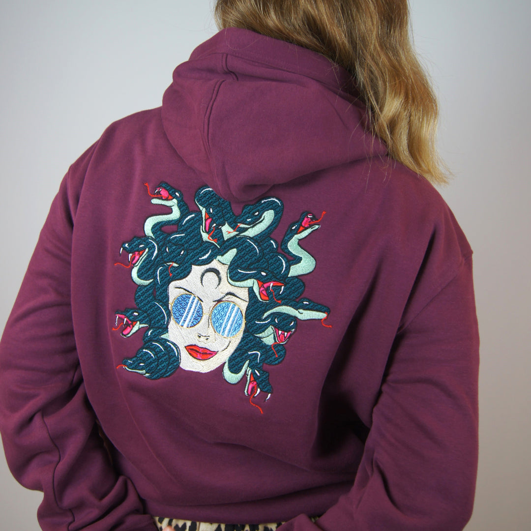 Modern Day Medusa - Burgundy