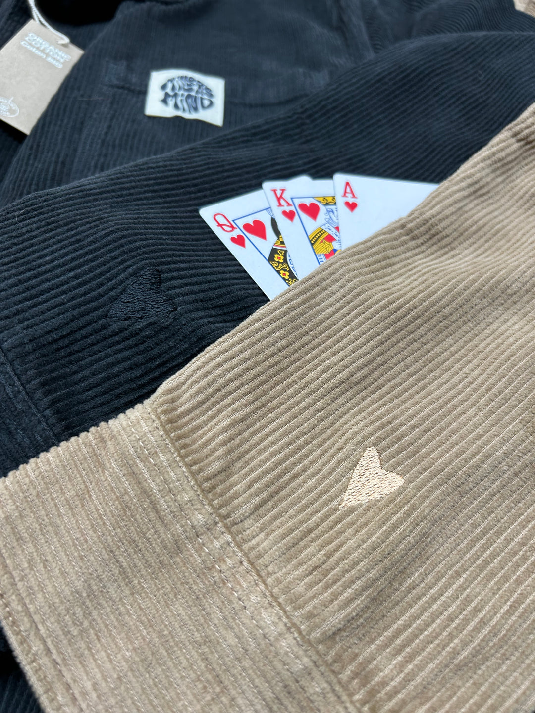 Queen Of Hearts - Organic Cotton Corduroy Jacket in Camel