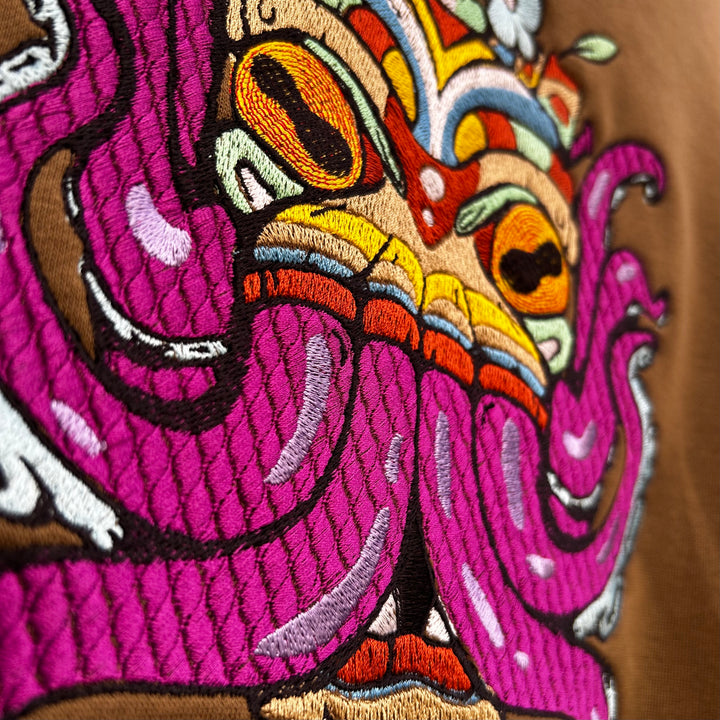 Tiki Tentacles Hoodie - Khaki