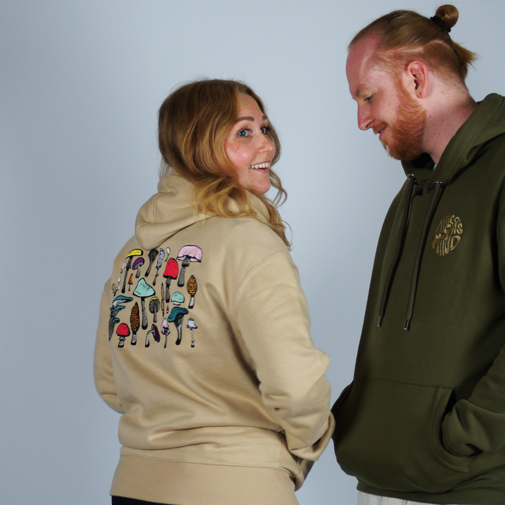 Mushroom Army Hoodie - Desert - hoodie - MillersMind - mushroom-army-hoodie-desert - ["big embroidery","hoodie"]