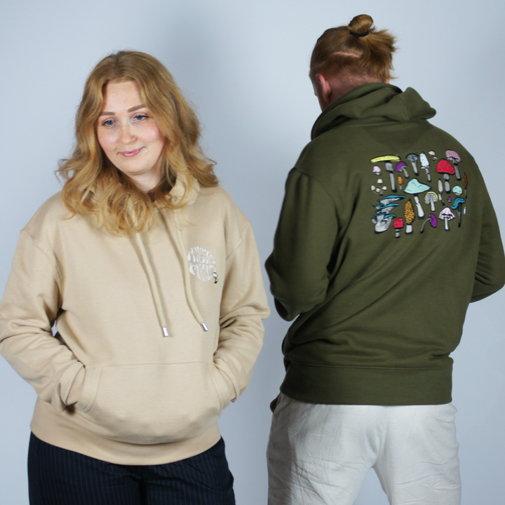 Mushroom Army Hoodie - Desert - hoodie - MillersMind - mushroom-army-hoodie-desert - ["big embroidery","hoodie"]