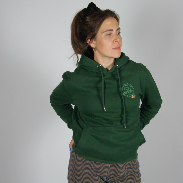 Red Shroom Bloom - hoodie - MillersMind - large-mushies - ["big embroidery","hoodie"]