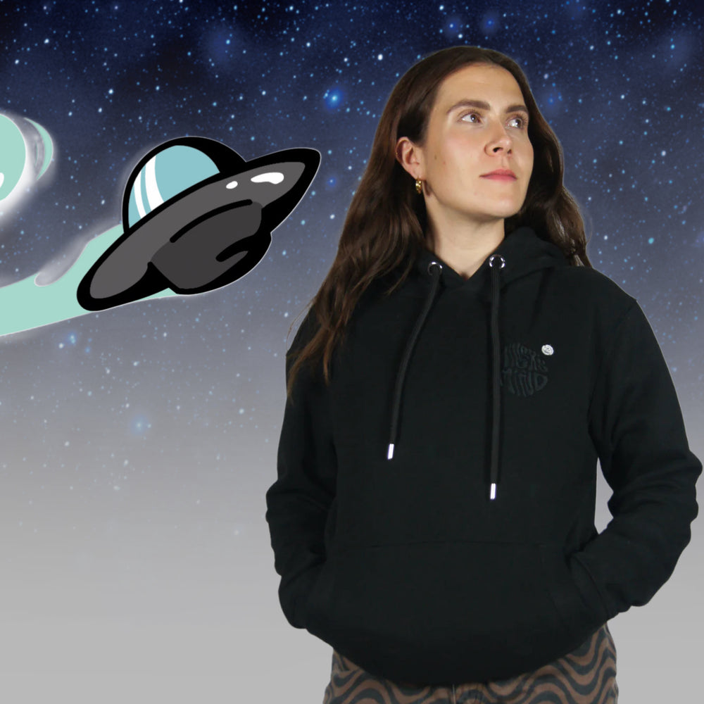 Aquanaut Hoodie - Grey - hoodie - MillersMind - spaceman-hoodie-grey - ["big embroidery","embroidery","handmade","hoodie","large embroidery","organic"]