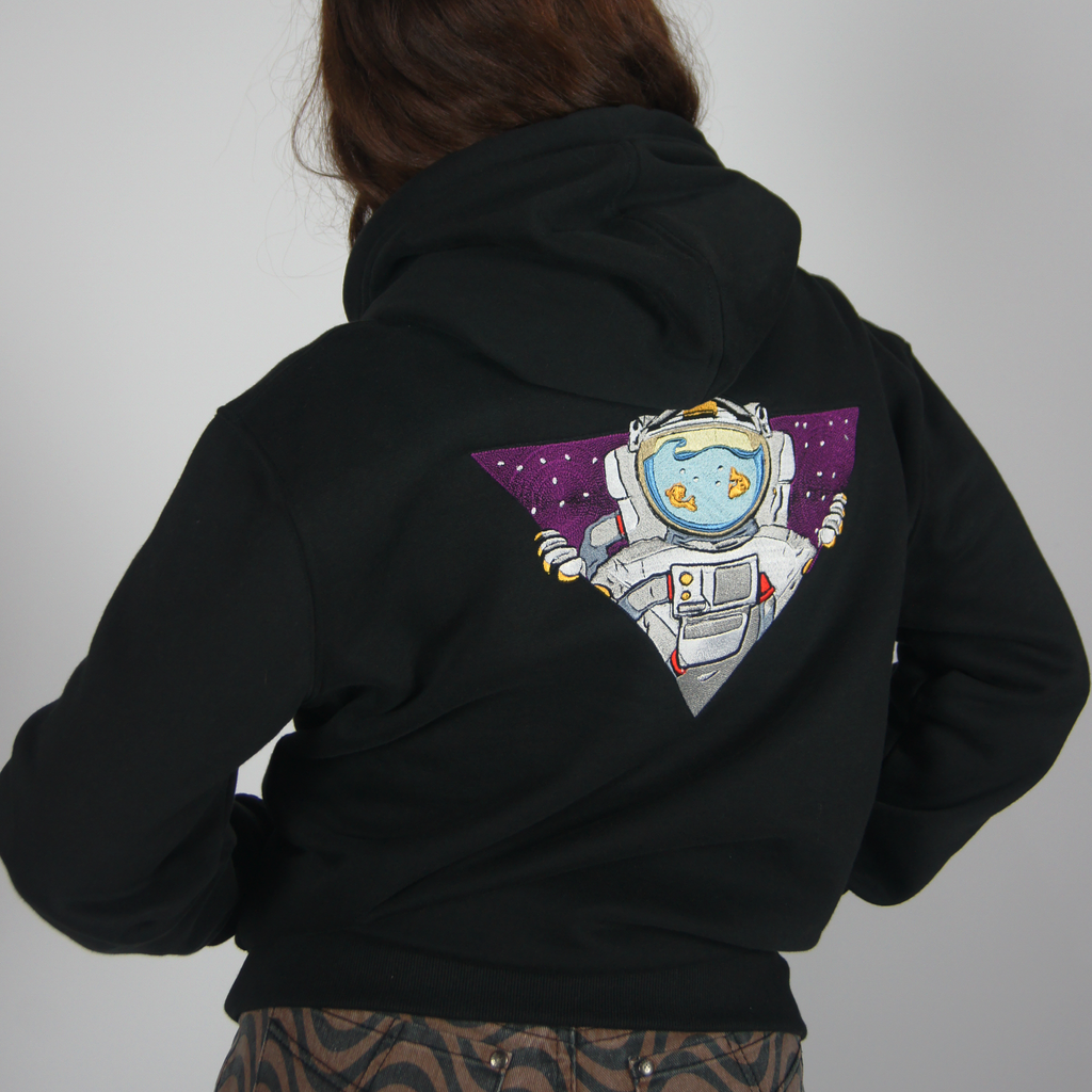 SpaceMan Hoodie Black