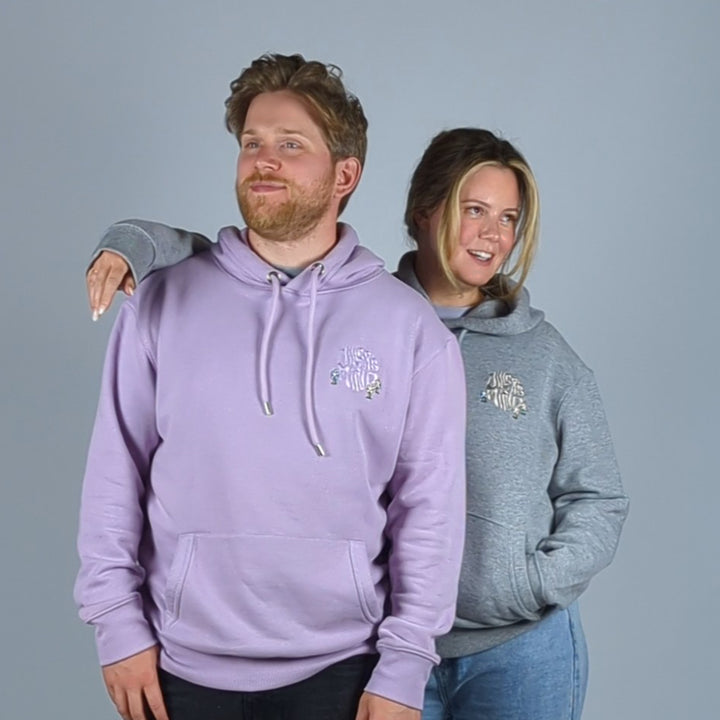Singing Sunflower Hoodie - Ash - hoodie - MillersMind - singing-sunflower-hoodie-ash - ["big embroidery","hoodie"]