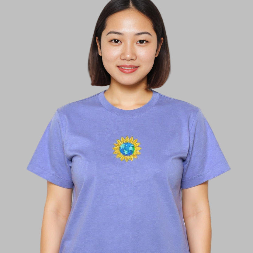Sunny World Tee - Lavender
