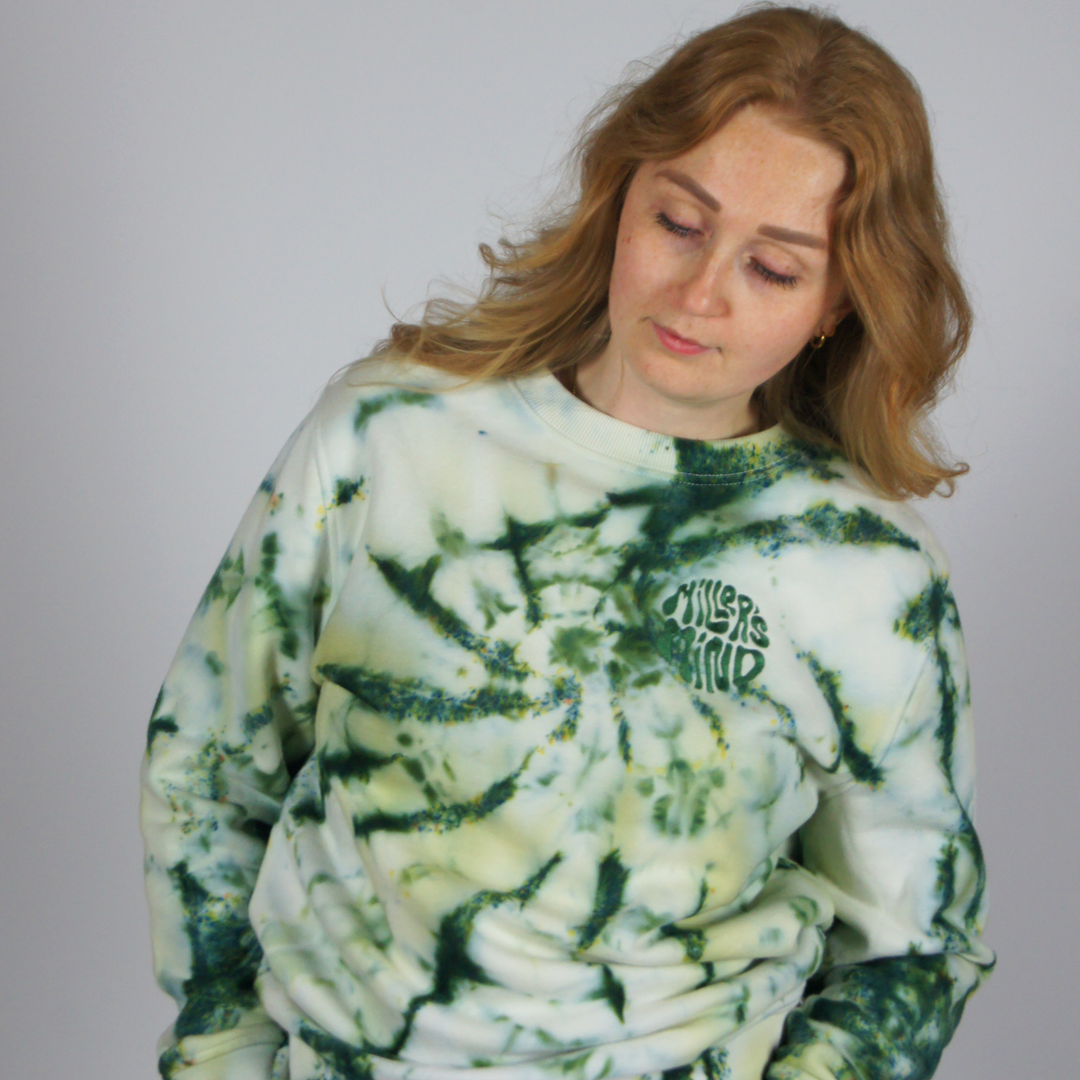 Miller's Mind Logo Sweater - Sweatshirt - MillersMind - tie-dye-sweats - ["embroidery","handmade","organic","sweatshirt"]