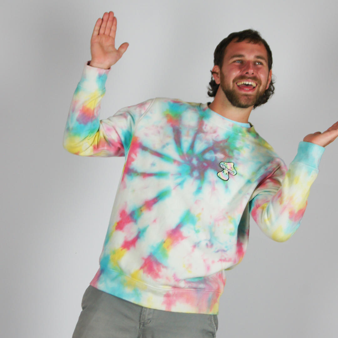 Mushroom Logo Sweater - Sweatshirt - MillersMind - mushroom-logo-sweater-copy - ["embroidery","handmade","organic","sweatshirt"]