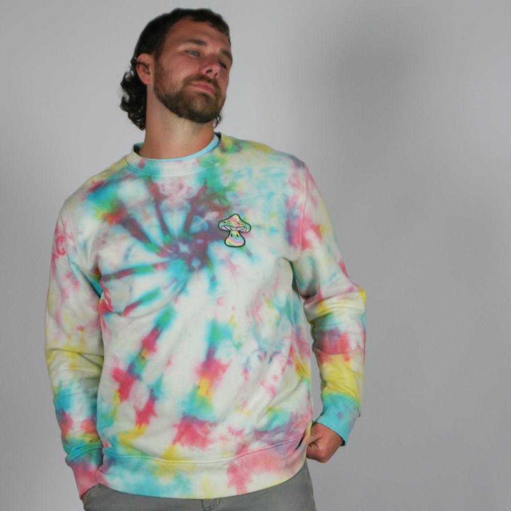 Mushroom Logo Sweater - Sweatshirt - MillersMind - mushroom-logo-sweater-copy - ["embroidery","handmade","organic","sweatshirt"]