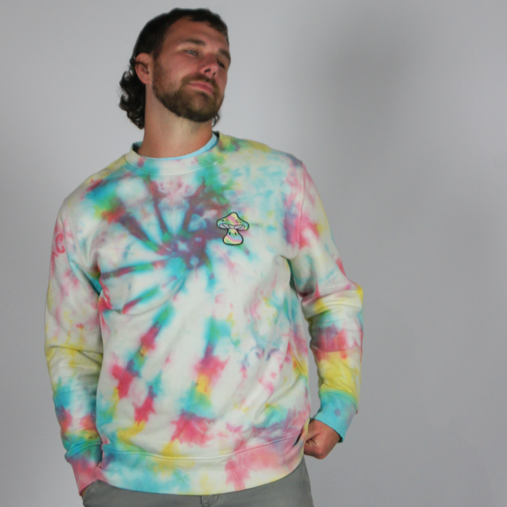 Mushroom Logo Sweater - Sweatshirt - MillersMind - mushroom-logo-sweater-copy - ["embroidery","handmade","organic","sweatshirt"]