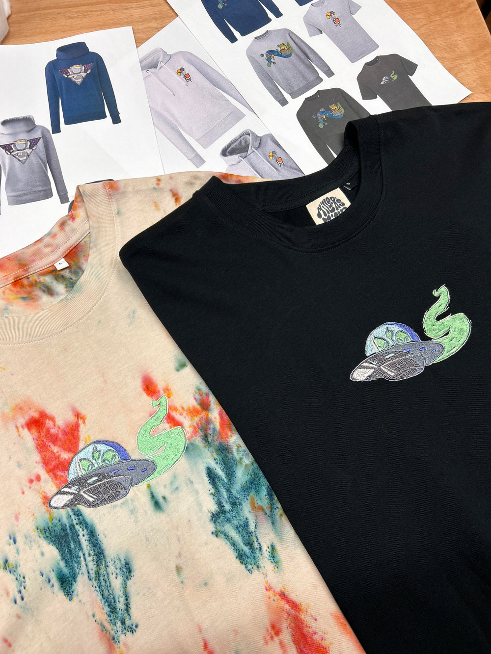 UFO Tee - Black - T-shirt - MillersMind - ufo-black - []