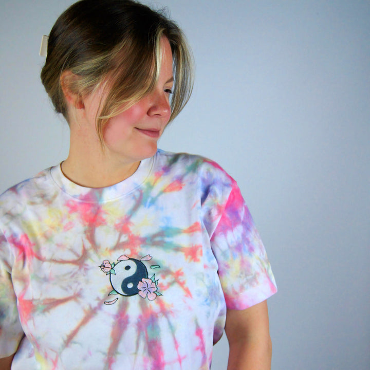 Yin Yang Tee - Rainbow