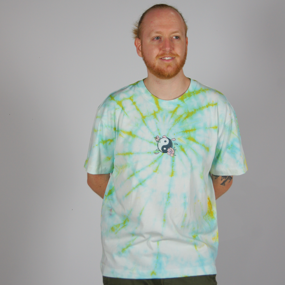 Yin Yang Tee - T-shirt - MillersMind - ying-yang-tee - ["embroidery","organic","T-shirt","Tie Dye"]
