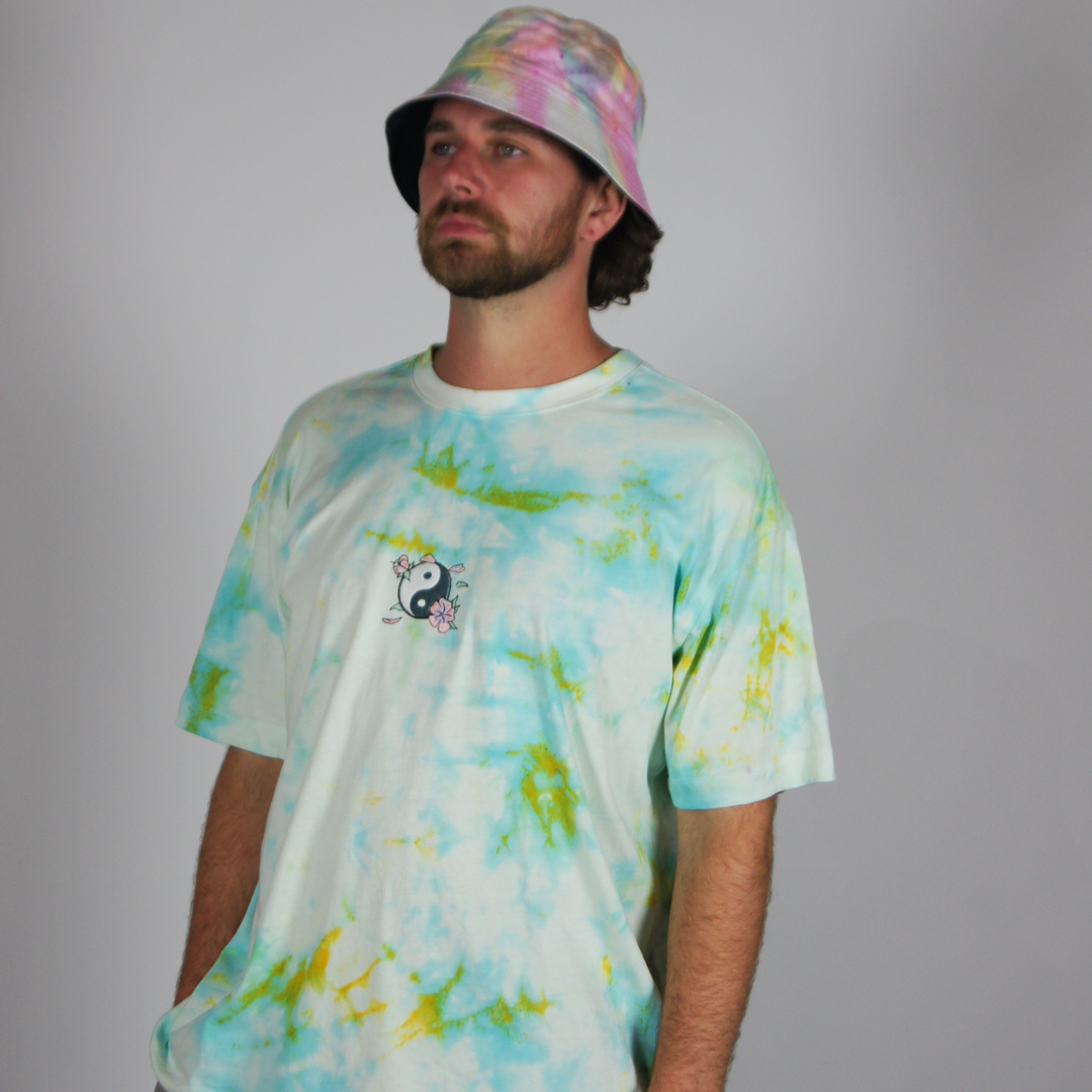 Yin Yang Tee - T-shirt - MillersMind - ying-yang-tee - ["embroidery","organic","T-shirt","Tie Dye"]